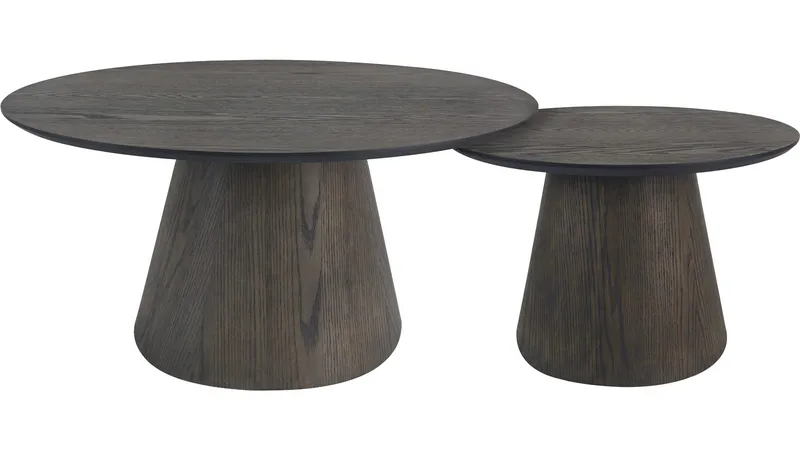 Sofabord NFG Portbello ø90 Brun Dia 90 cm - Brun - Møbler - Bord - Sofabord & salongbord
