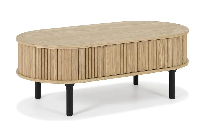 Noira Ovalt Soffbord 118 cm - Natur - Møbler - Bord - Sofabord & salongbord
