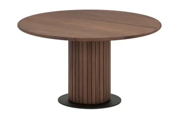 Noira Sofabord 72 cm Rundt - Valnøtt - Møbler - Bord - Sofabord & salongbord