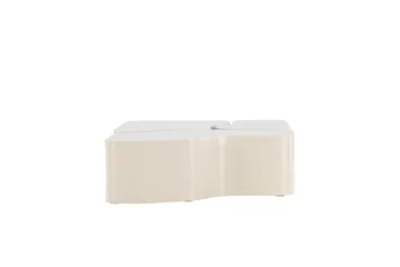 Nordland 92x74 cm Rektangulært Sofabord i Tre - Beige - Møbler - Bord - Sofabord & salongbord