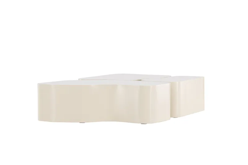 Nordland 92x74 cm Rektangulært Sofabord i Tre - Beige - Møbler - Bord - Sofabord & salongbord