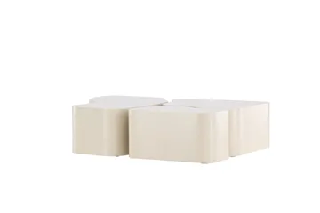 Nordland 92x74 cm Rektangulært Sofabord i Tre - Beige - Møbler - Bord - Sofabord & salongbord