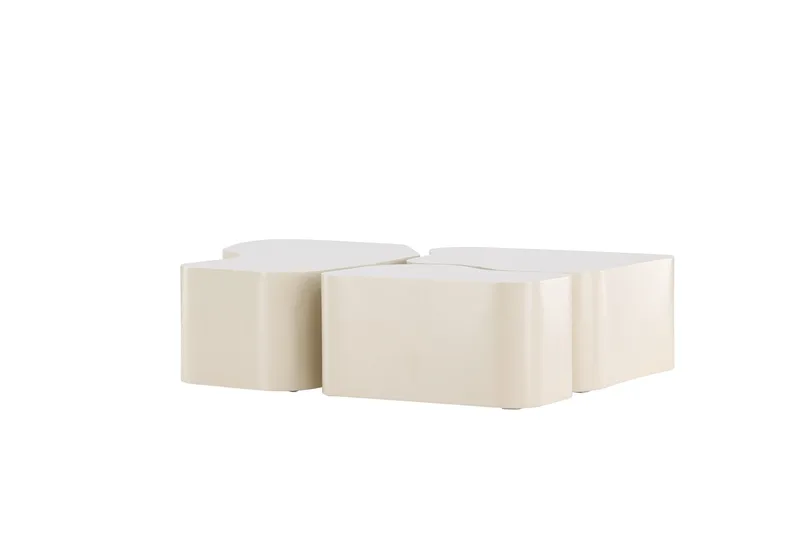 Nordland 92x74 cm Rektangulært Sofabord i Tre - Beige - Møbler - Bord - Sofabord & salongbord