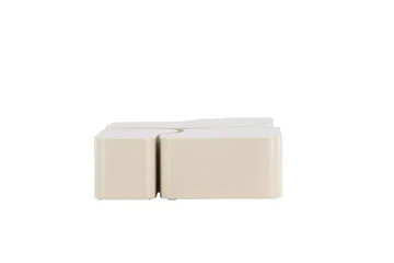 Nordland 92x74 cm Rektangulært Sofabord i Tre - Beige - Møbler - Bord - Sofabord & salongbord