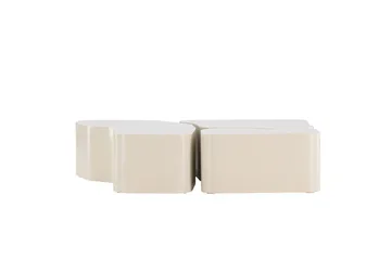 Nordland 92x74 cm Rektangulært Sofabord i Tre - Beige - Møbler - Bord - Sofabord & salongbord