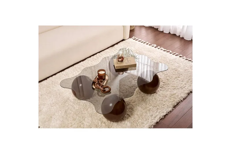 Sofabord Nordure Elinville Sofabord 120 cm Brun - Møbler - Bord - Sofabord & salongbord