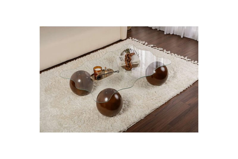 Sofabord Nordure Elinville Sofabord 120 cm Lysebrun - Møbler - Bord - Sofabord & salongbord