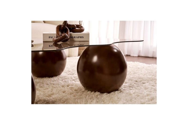 Sofabord Nordure Elinville Sofabord 120 cm Mørkebrun - Møbler - Bord - Sofabord & salongbord