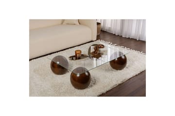 Sofabord Nordure Koushik Sofabord 110 cm Sand,Flerfarget - Møbler - Bord - Sofabord & salongbord