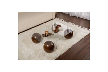 Sofabord Nordure Koushik Sofabord 110 cm Sand,Flerfarget - Møbler - Bord - Sofabord & salongbord