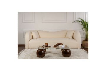 Sofabord Nordure Koushik Sofabord 110 cm Sand,Flerfarget - Møbler - Bord - Sofabord & salongbord