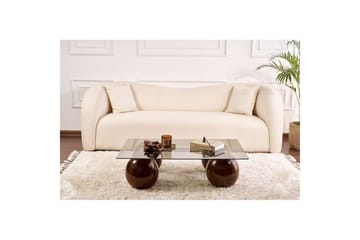 Sofabord Nordure Koushik Sofabord 110 cm Sand,Lysegrå - Møbler - Bord - Sofabord & salongbord