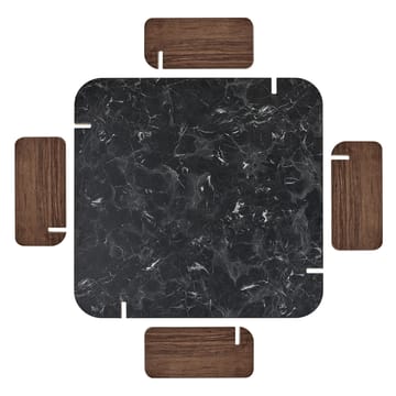 Sofabord Nordure Marais (90 x 35 x 90 cm) Lotus valnøtt - Møbler - Bord - Sofabord & salongbord