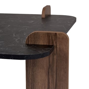 Sofabord Nordure Marais (90 x 35 x 90 cm) Lotus valnøtt - Møbler - Bord - Sofabord & salongbord