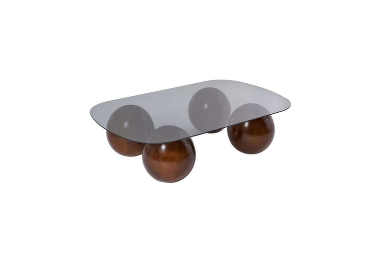 Sofabord Nordure Maroulburg Sofabord 118 cm Grå,Brun