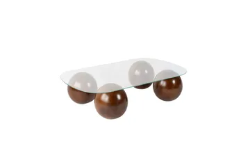 Sofabord Nordure Maroulburg Sofabord 118 cm Hvit,Brun
