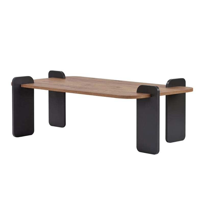 Sofabord Nordure Renard (120 x 35 x 60 cm) Atlantisk furu antrasitt - Atlantisk furu og antrasitt - Møbler - Bord - Sofabord & salongbord