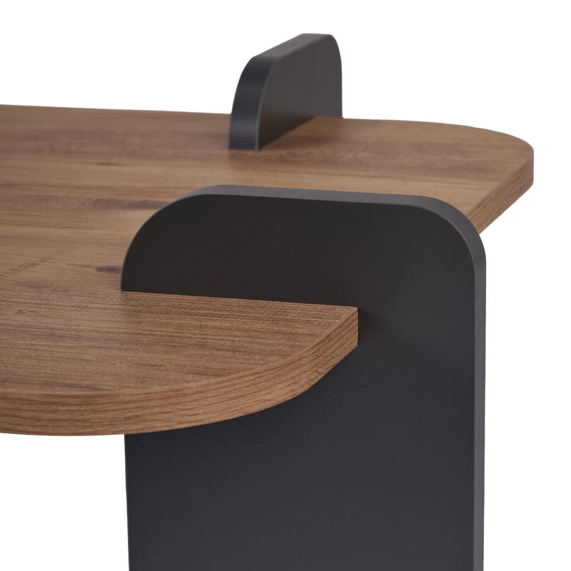 Sofabord Nordure Renard (120 x 35 x 60 cm) Atlantisk furu antrasitt - Atlantisk furu og antrasitt - Møbler - Bord - Sofabord & salongbord