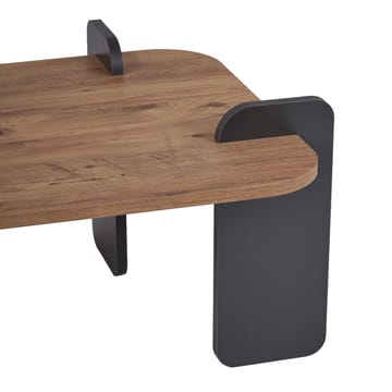 Sofabord Nordure Renard (120 x 35 x 60 cm) Atlantisk furu antrasitt - Atlantisk furu og antrasitt - Møbler - Bord - Sofabord & salongbord