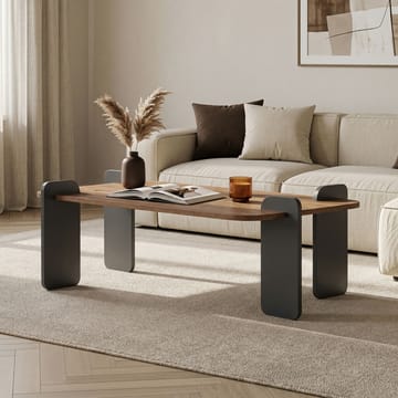 Sofabord Nordure Renard (120 x 35 x 60 cm) Atlantisk furu antrasitt - Atlantisk furu og antrasitt - Møbler - Bord - Sofabord & salongbord