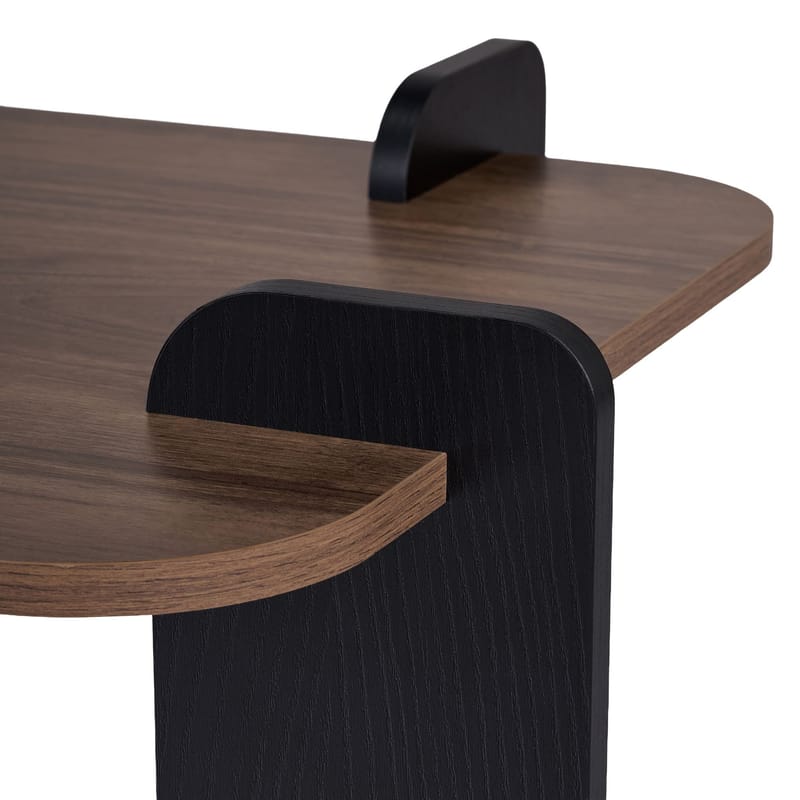 Sofabord Nordure Renard (120 x 35 x 60 cm) Valnøttre svart - Møbler - Bord - Sofabord & salongbord