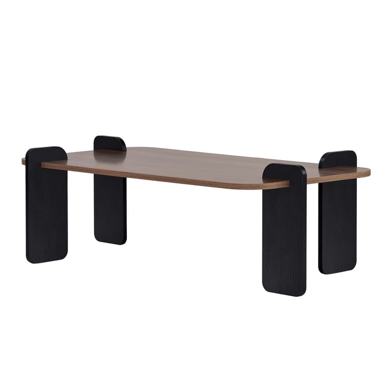 Sofabord Nordure Renard (120 x 35 x 60 cm) Valnøttre svart - Møbler - Bord - Sofabord & salongbord