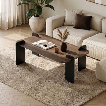 Sofabord Nordure Renard (120 x 35 x 60 cm) Valnøttre svart - Møbler - Bord - Sofabord & salongbord