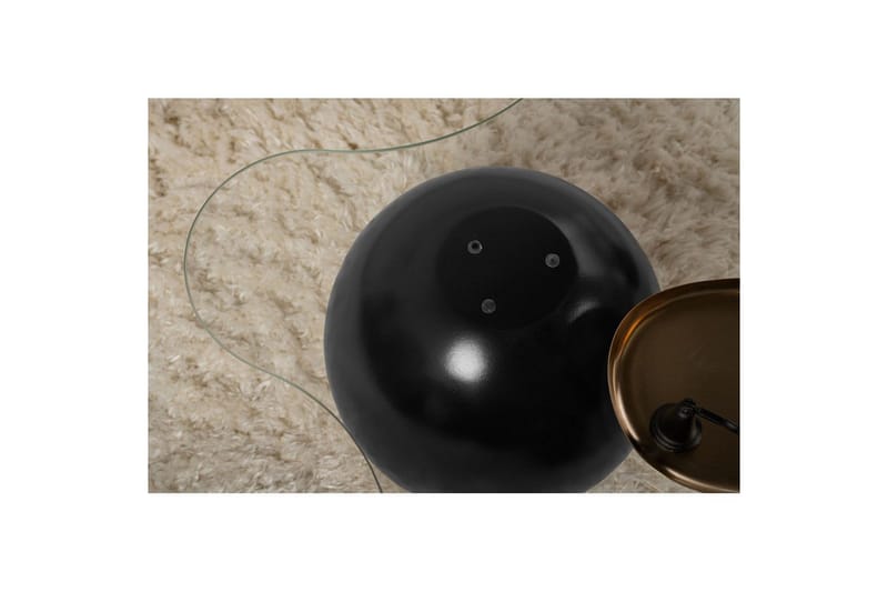 Sofabord Nordure Sofabord Elinville svart / transparent Svart,hvit - Møbler - Bord - Sofabord & salongbord