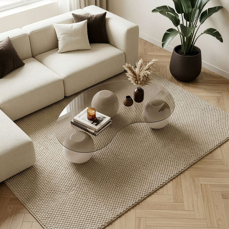 Sofabord Nordure Sphere (120 x 30 x 70 cm) Kashmir bronse - Møbler - Bord - Sofabord & salongbord