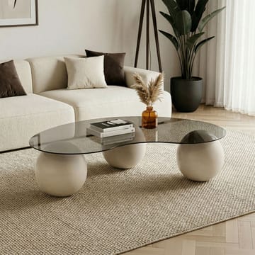 Sofabord Nordure Sphere (120 x 30 x 70 cm) Kashmir grå - Møbler - Bord - Sofabord & salongbord