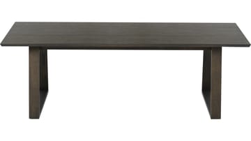 Sofabord Norvik 140 cm - Brunlakkert eikefinér med hvitpigmentert finish - Møbler - Bord - Sofabord & salongbord