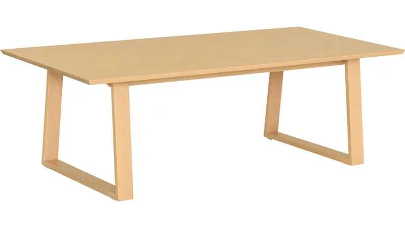 Sofabord Norvik 140 cm, Hvitpigmentert