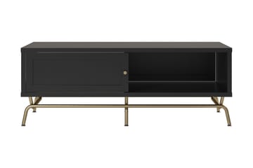 Nova Sofabord 122 cm med Oppbevaring Svart - Møbler - Bord - Sofabord & salongbord - Sofabord med oppbevaring
