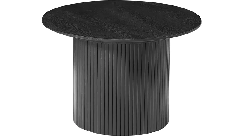 Sofabord Odmark Svartlakkert Ask 60 cm, Svartlakkert ask