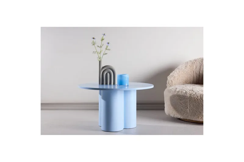 Sofabord Olivia - Blå, 80x45 - Møbler - Bord - Sofabord & salongbord