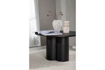 Olivia Sofabord 80 cm Rundt - Sort - Møbler - Bord - Sofabord & salongbord