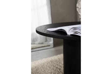 Olivia Sofabord 80 cm Rundt - Sort - Møbler - Bord - Sofabord & salongbord