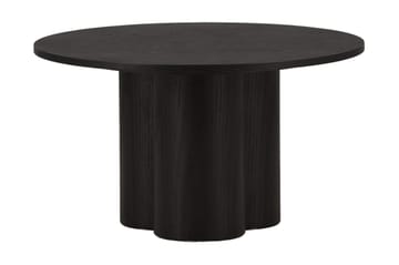 Olivia Sofabord 80 cm Rundt - Sort - Møbler - Bord - Sofabord & salongbord