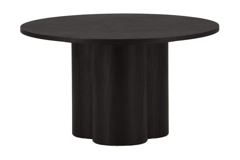 Olivia Sofabord 80 cm Rundt - Sort - Møbler - Bord - Sofabord & salongbord