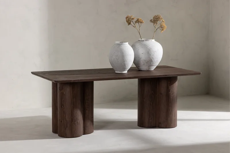 Olivia Sofabord Rektangulært 120x60 cm - Mørkebrunt / Valnøtt / Tre - Møbler - Bord - Sofabord & salongbord