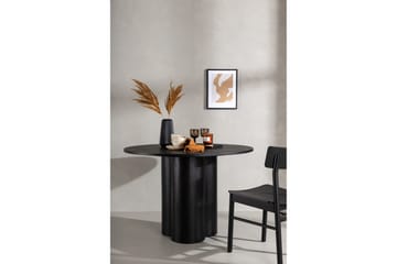 Olivia Spisebord 110 cm Rundt - Svart - Møbler - Bord - Sofabord & salongbord