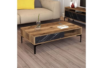 Opperin Sofabord 105x32,6x105 cm - Brun - Møbler - Bord - Sofabord & salongbord