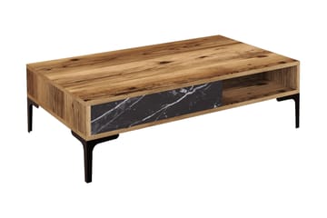 Opperin Sofabord 105x32,6x105 cm - Brun - Møbler - Bord - Sofabord & salongbord