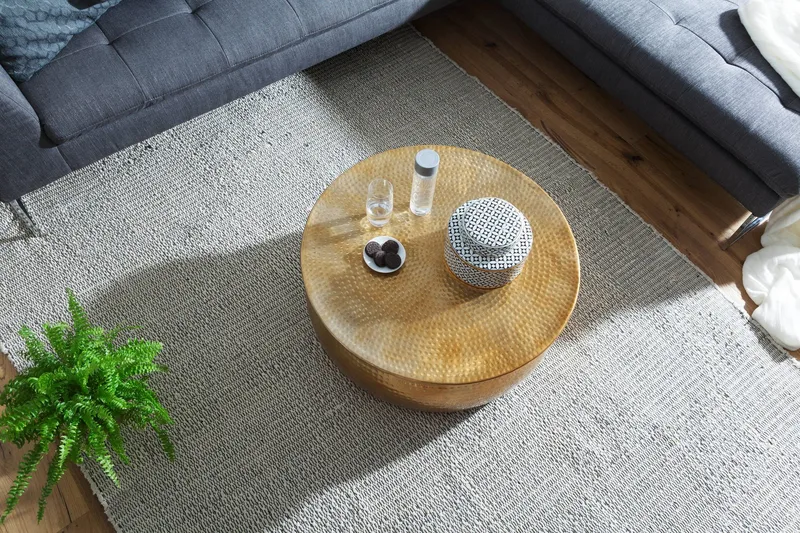 Osagie Sofabord 75 cm Rundt - Kobber - Møbler - Bord - Sofabord & salongbord