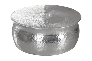 Osagie Sofabord 75 cm Rundt - Silver - Møbler - Bord - Sofabord & salongbord