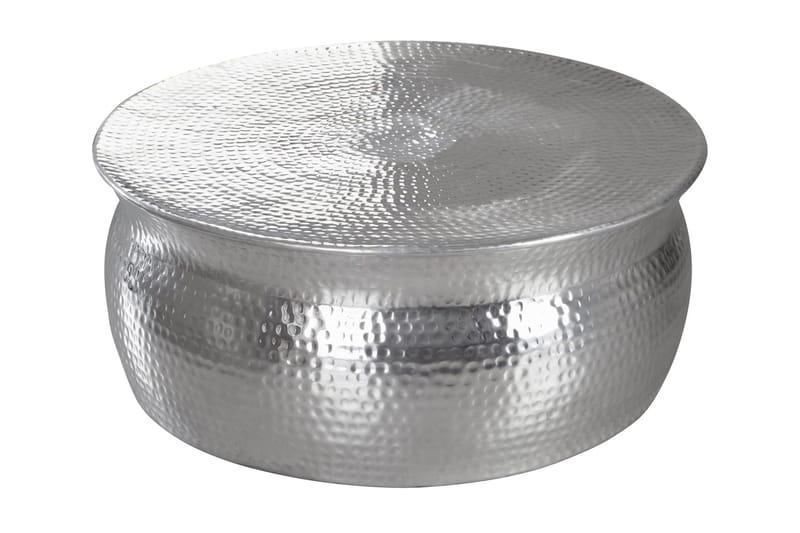 Osagie Sofabord 75 cm Rundt - Silver - Møbler - Bord - Sofabord & salongbord
