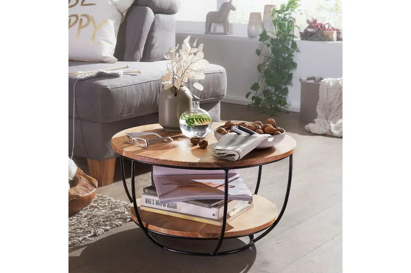 Oshry Sofabord 60 cm - Brun - Møbler - Bord - Sofabord & salongbord