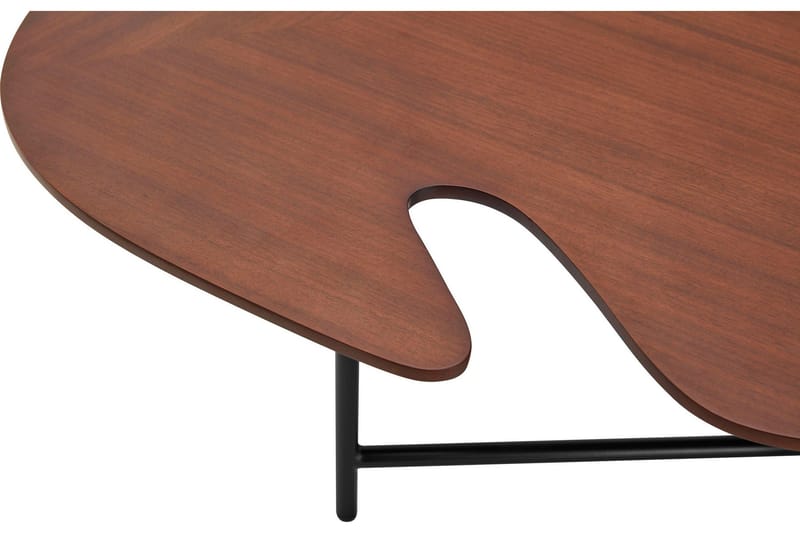 Otteskruv Settbord 120 cm - Mørkebrun/Svart - Møbler - Bord - Sofabord & salongbord