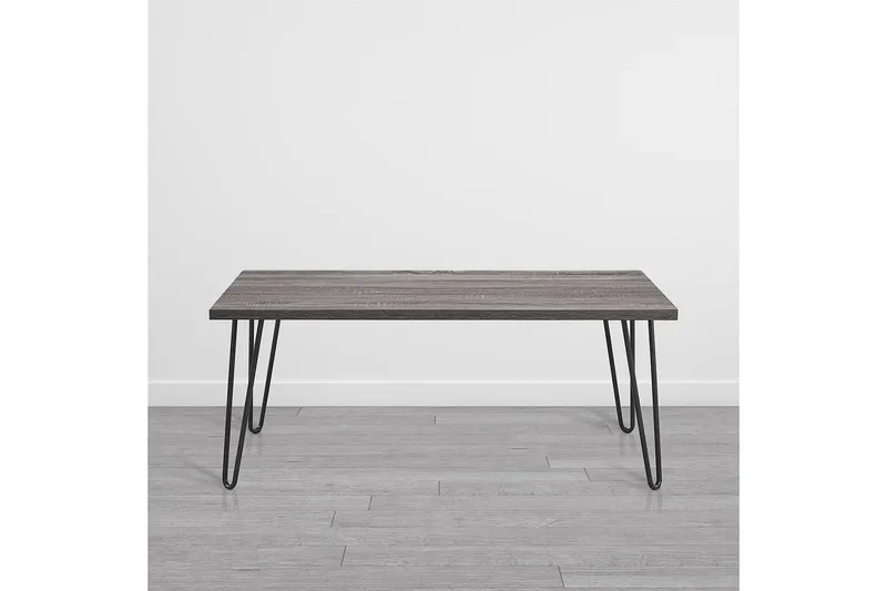 Owen Sofabord 107 cm Grå/Svart - Dorel Home - Møbler - Bord - Sofabord & salongbord