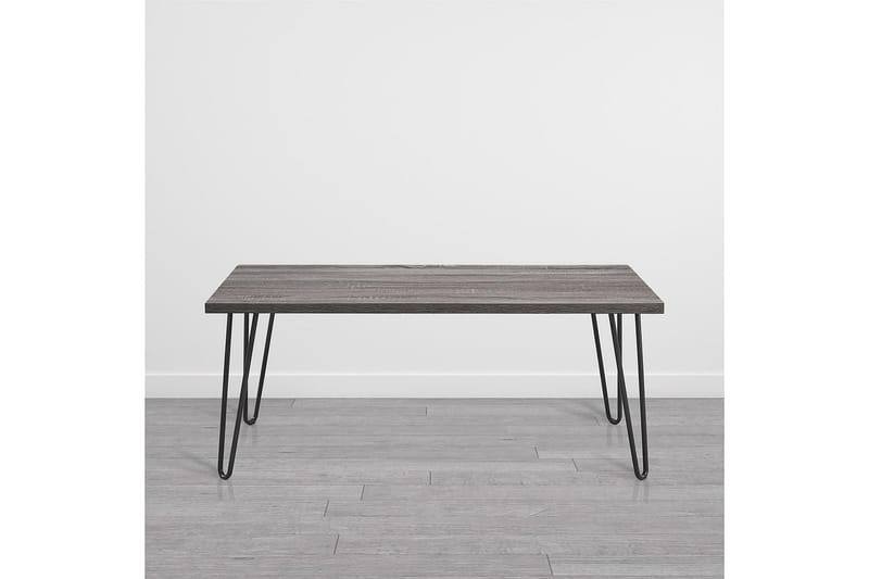 Owen Sofabord 107 cm Grå/Svart - Dorel Home - Møbler - Bord - Sofabord & salongbord